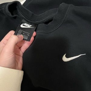 Nike Black Crop Sweater
